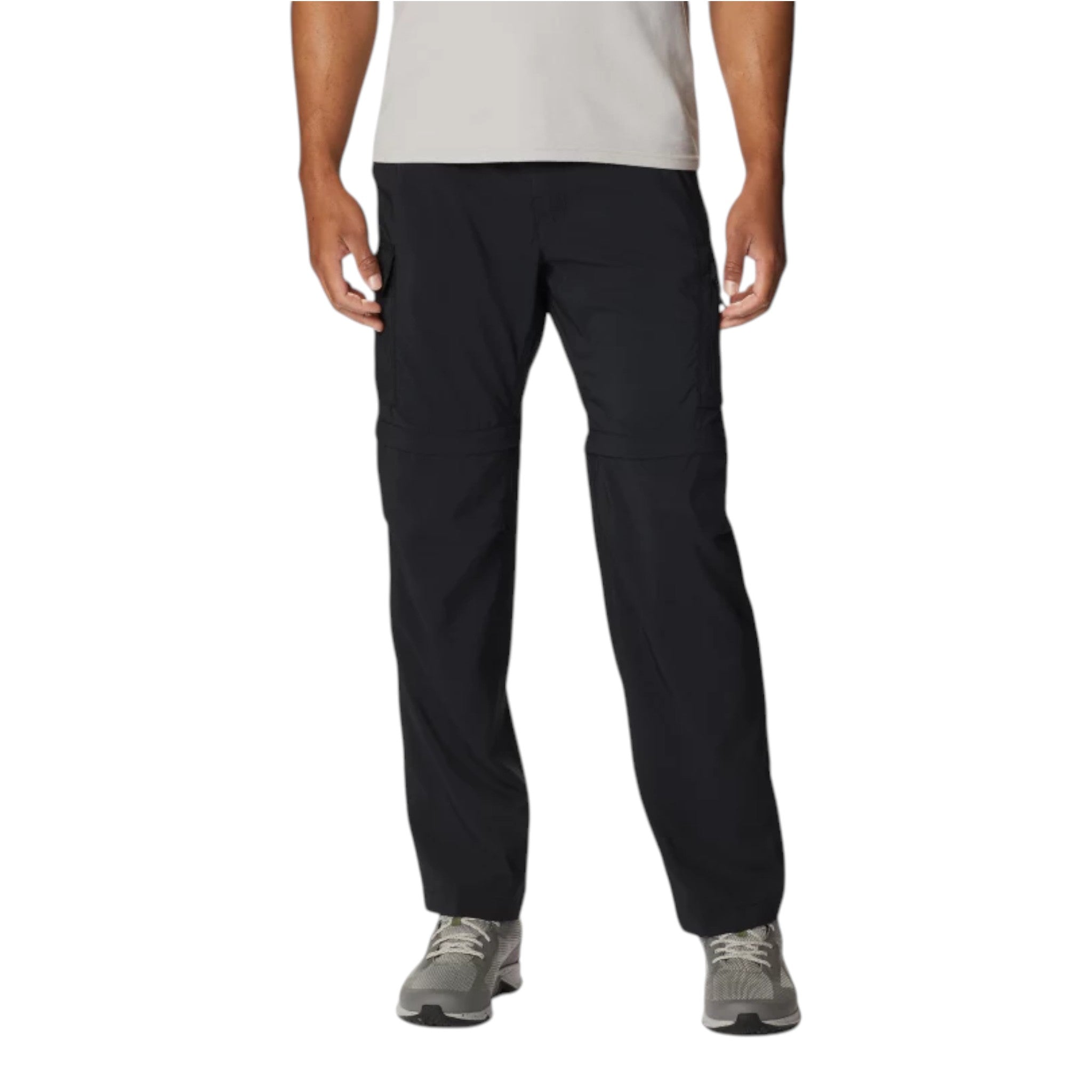 Columbia Silver Ridge Convertible Pantalón Hombre Black #Color_Black