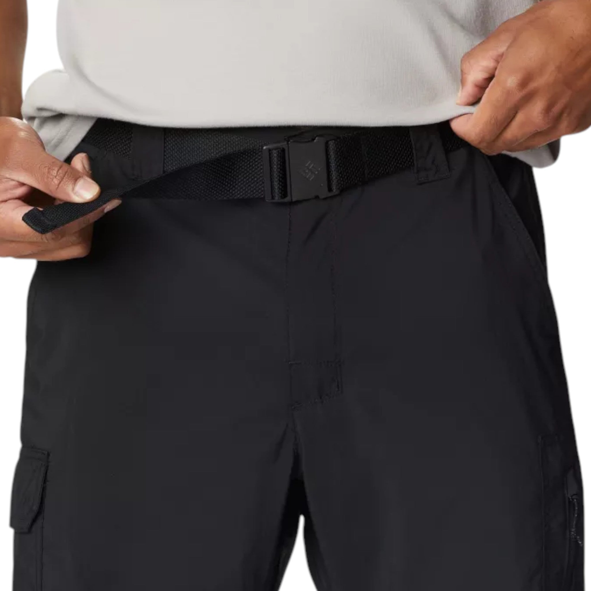 Columbia Silver Ridge Convertible Pantalón Hombre Black #Color_Black