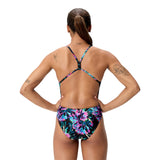 Speedo Printed V-Back 2.0 One Piece