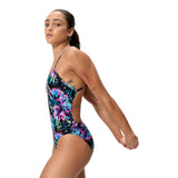 Speedo Printed V-Back 2.0 One Piece