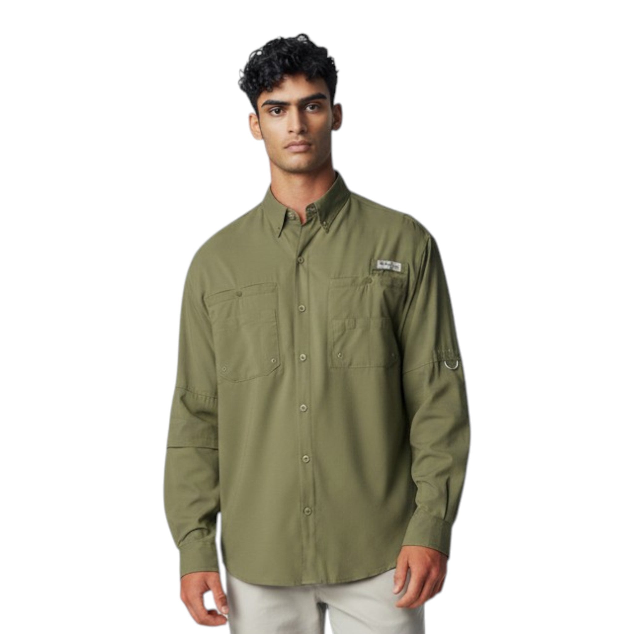 Columbia Tamiami II Manga Larga Hombre Cypress #Color_Cypress