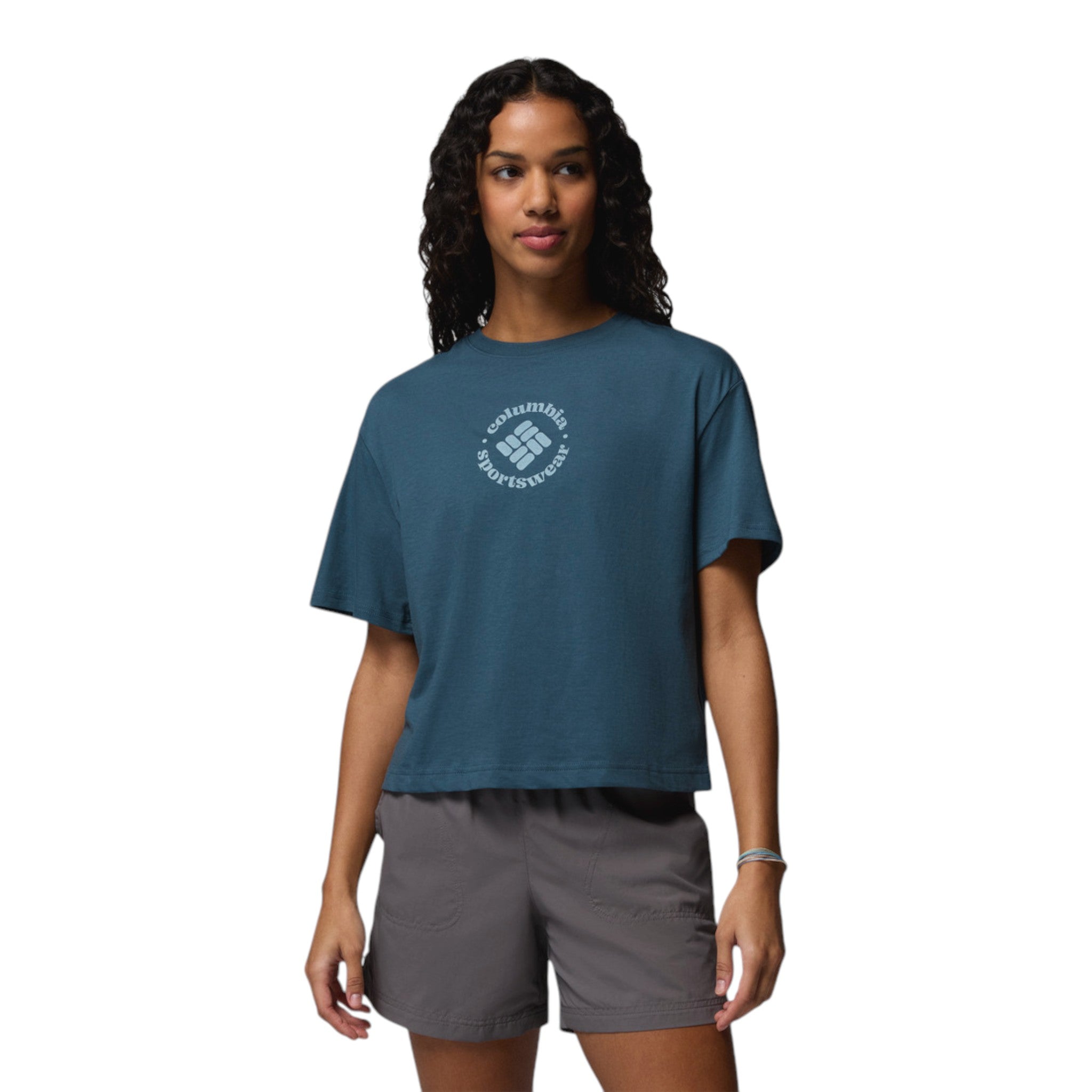 Columbia Rolling Bend Mujer Teal #Color_Teal