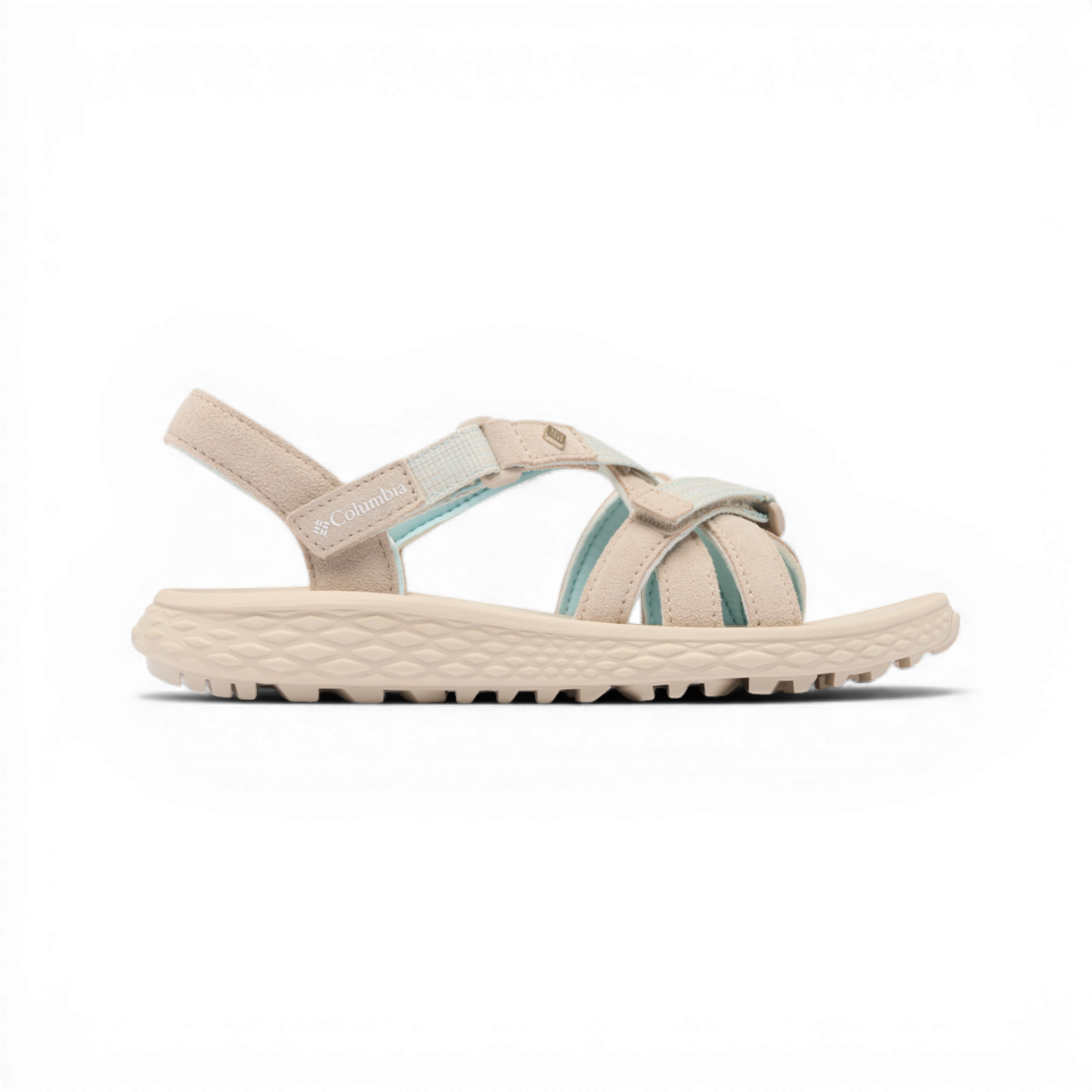 Columbia Konos Esla Sandal Mujer Soft Taupe / Marine Light #Color_Soft Taupe / Marine Light