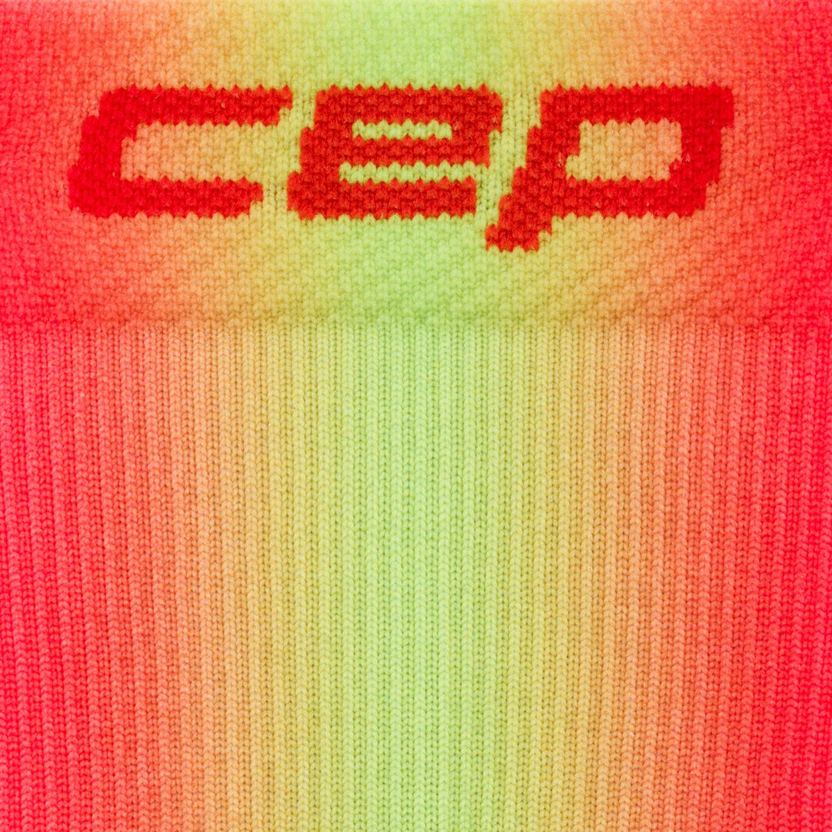 Cep Core Run Gradient Mid Cut Red/Lime #Color_Red/Lime