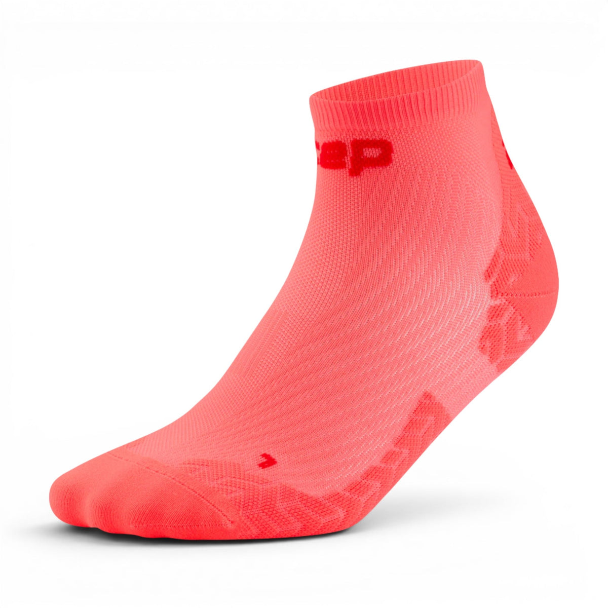 Cep Core Run Ultralight Low Cut Neon Coral/Red #Color_Neon Coral/Red