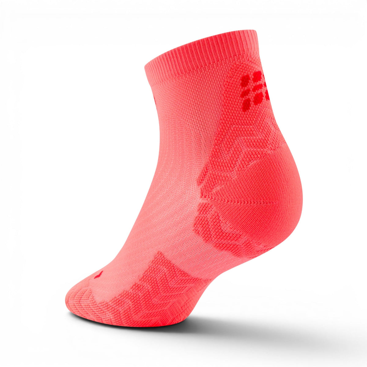 Cep Core Run Ultralight Low Cut Neon Coral/Red #Color_Neon Coral/Red