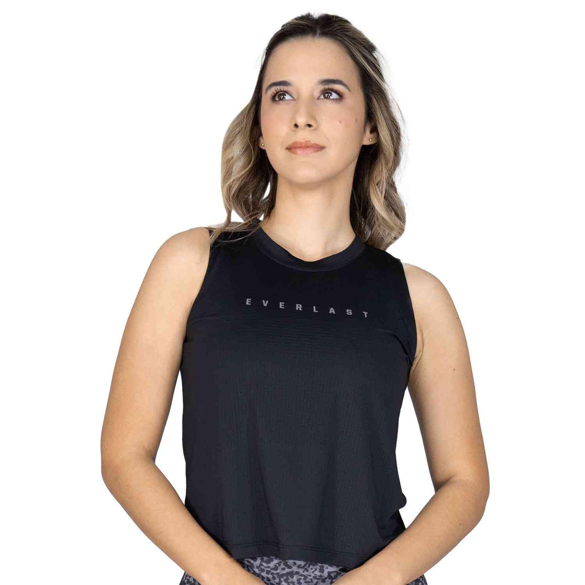 Crop Tank Fem Poly Spx Everlast