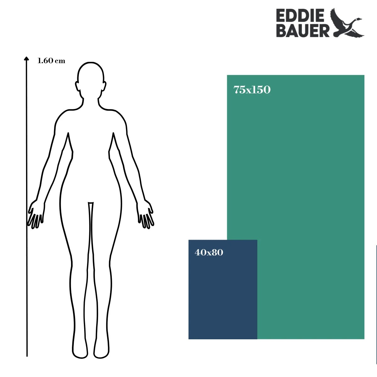 Eddie Bauer Toalla Microfibra 75x150 cm