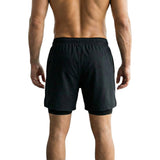 Short 2In1 Men Everlast Track 5 Blk