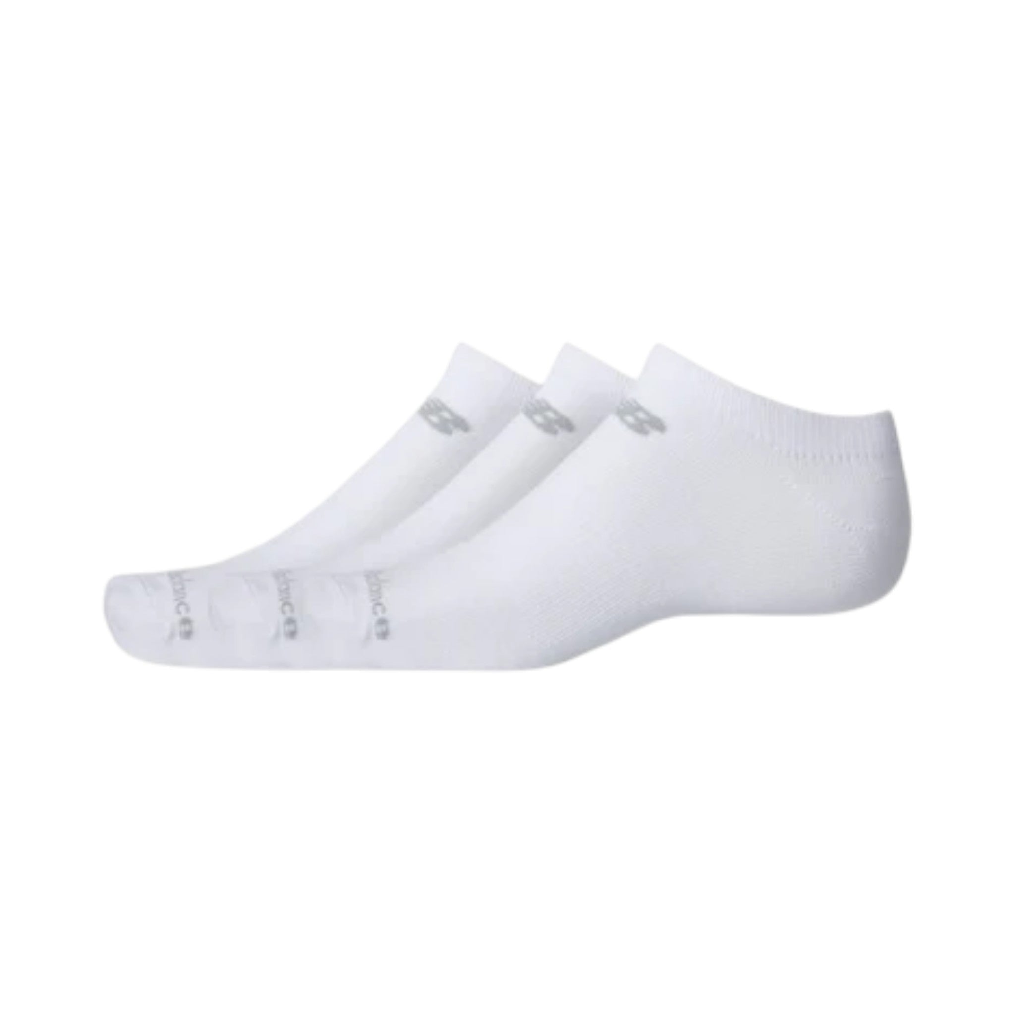 New Balance Performance Basic No Show 3-Pack White #Color_White