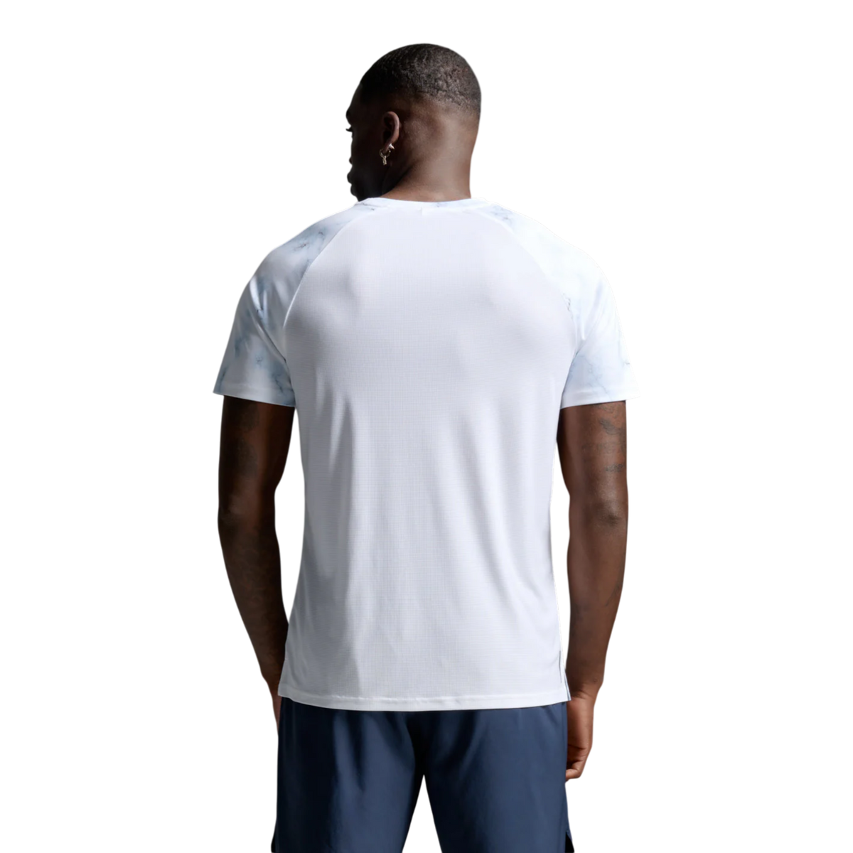 2XU Aero Mesh Tee Hombre Blue Marble #Color_Blue Marble