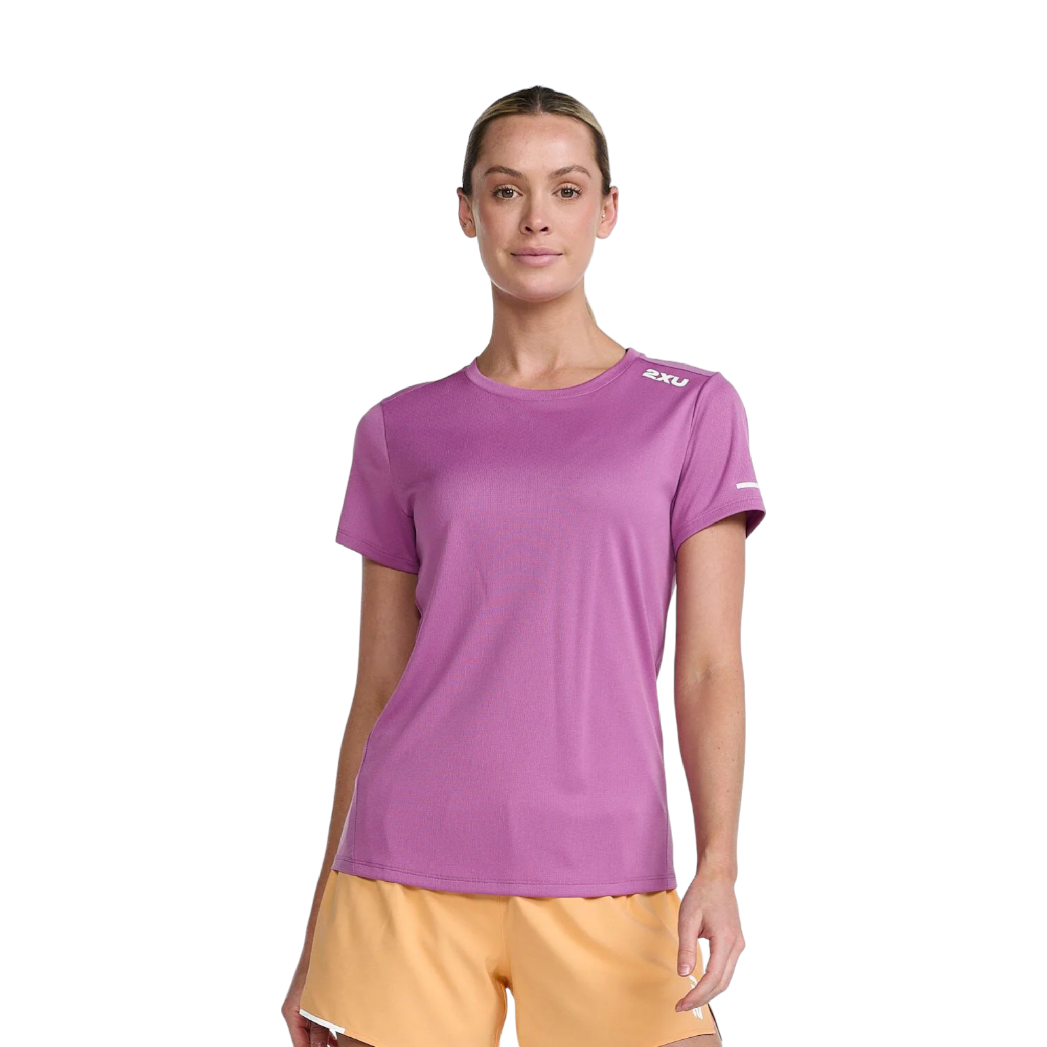 2XU Aero Tee Mujer Mauve #Color_Mauve
