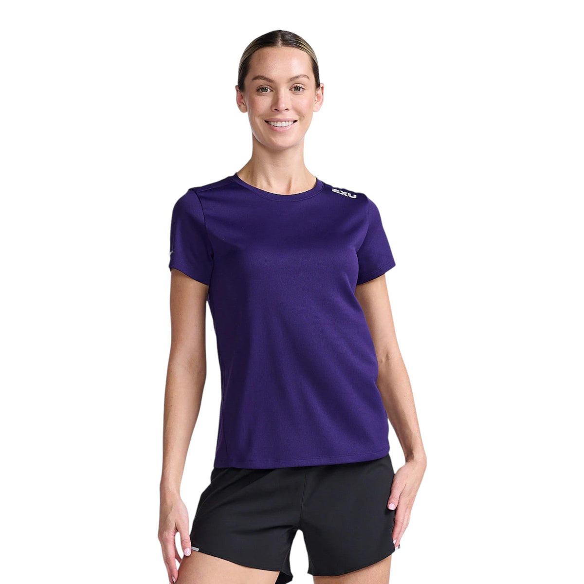 2XU Aero Tee Mujer Purple #Color_Purple