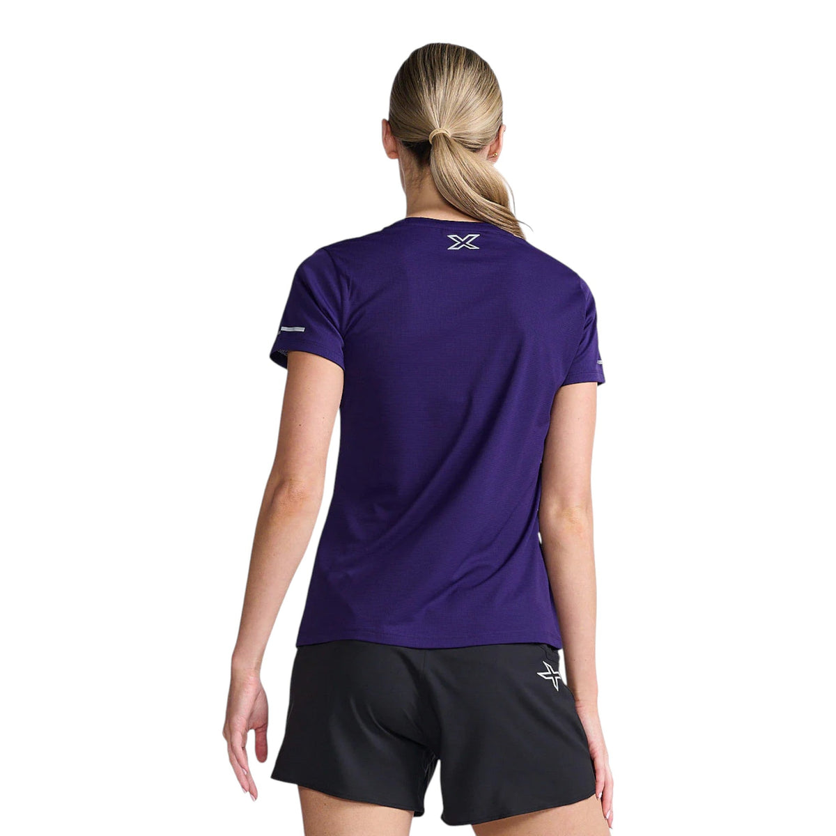 2XU Aero Tee Mujer Purple #Color_Purple