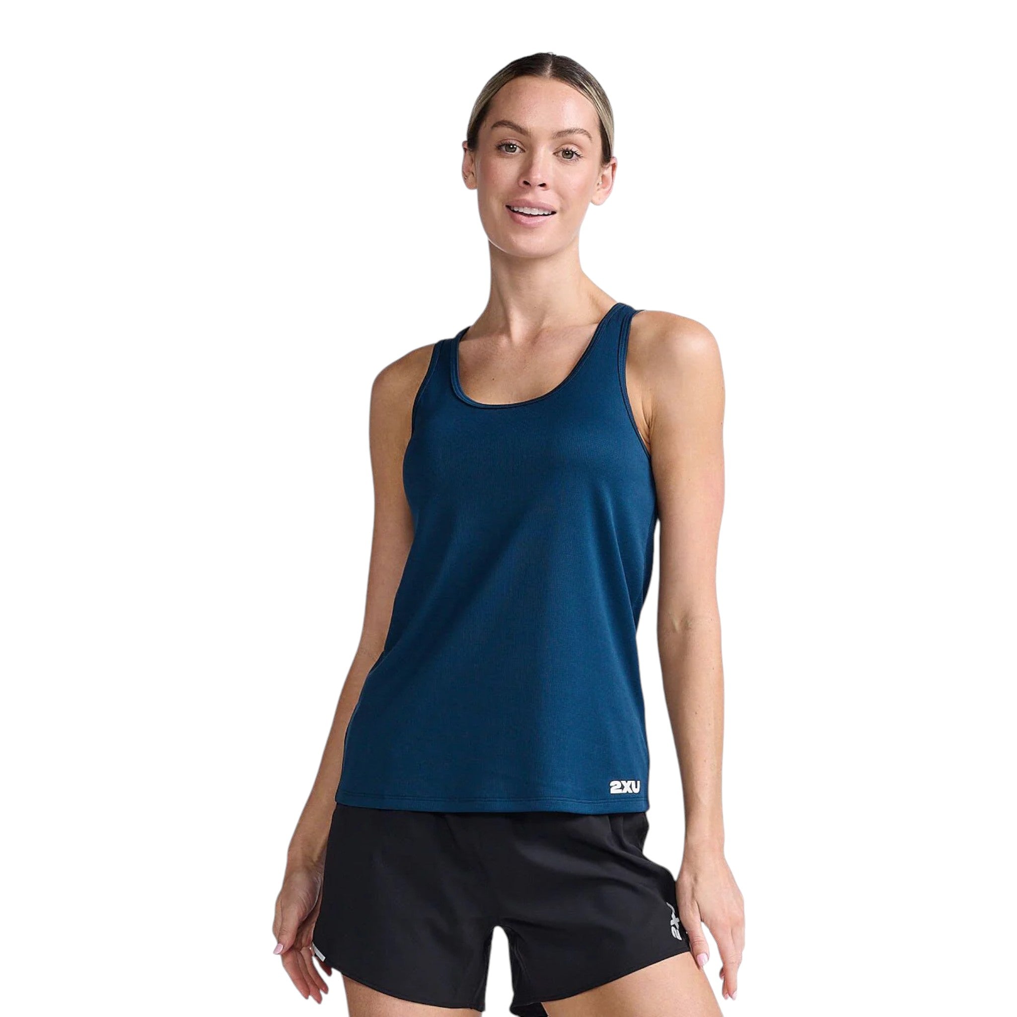 2XU Aero Singlet Mujer Moonlight #Color_Moonlight