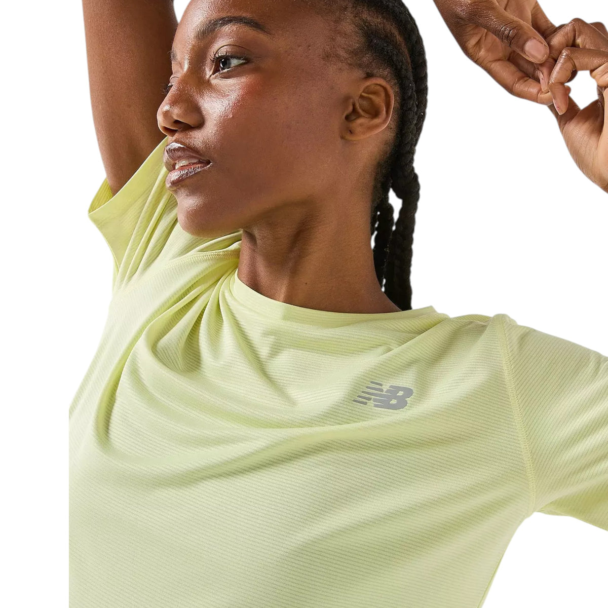 Camiseta Mujer New Balance Essentials T-SHIRT W NEW BALANCE #Color_Lime