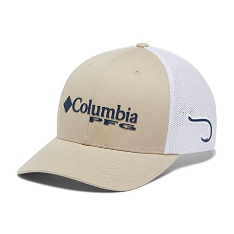 COLUMBIA UNISEX PFG LOGO MESH BALL CAP VISERA COLUMBIA 