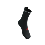 Compressport - Pro Racing Socks v4.0 Run High - Black/White Medias COMPRESSPORT 