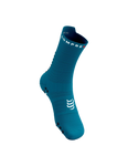 COMPRESSPORT Pro Racing Socks V4.0 Run High - Mosaic Blue/Magnet Medias Compressport 