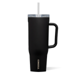 CORKCICLE 40 OZ CRUISER MATTE BLACK TRIPLE INSULATED TUMBLER WITH HANDLE AND STRAW BOTELLA CORKCICLE 