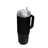 CORKCICLE 40 OZ CRUISER MATTE BLACK TRIPLE INSULATED TUMBLER WITH HANDLE AND STRAW BOTELLA CORKCICLE 