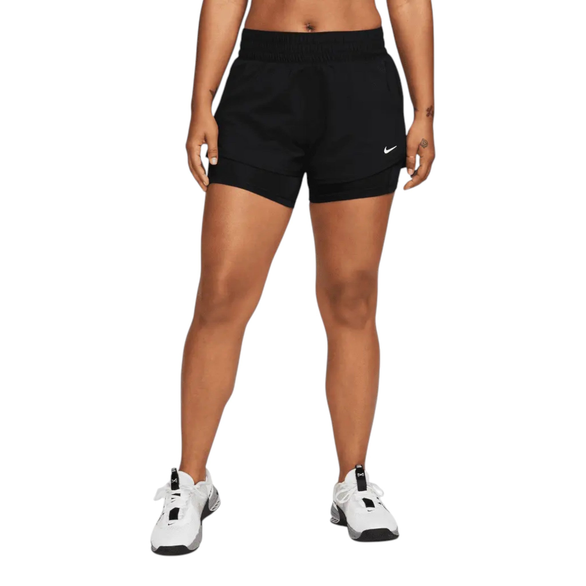 Nike One Dri-Fit 3in 2n1 Mujer Black #Color_Black
