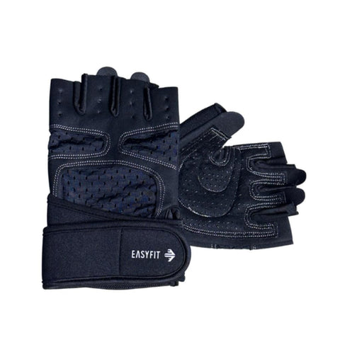 EASYFIT Guantes Gimnasio RODILLERAS EASYFIT Negro S 