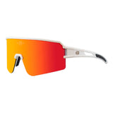 FLANDES MATTE WHITE ORANGE MIRROR GAFAS Bloovs 