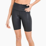 FOIL HIGHWAIST SCALE BIKER SHORT MONO B 