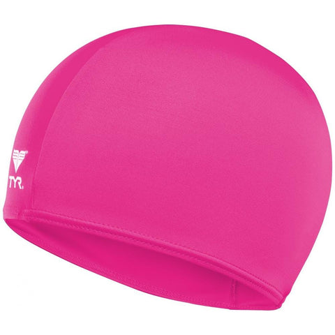 Gorra De Natacion Lycra Junior Color Rosado TYR 