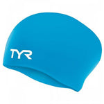 GORRA TYR LONG HAIR SILICONE CAP - BLUE TYR 