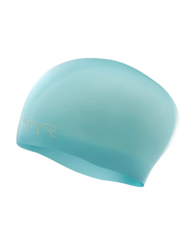 GORRA TYR LONG HAIR SILICONE - LIGHT BLUE TYR 