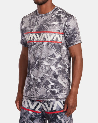 HAWAII SPORT VENT SHORT SLEEVE TRAINING TOP T-SHIRT RVCA 