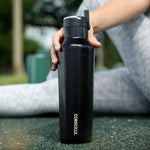 Insulated Sport Canteen 590ml - Matte Black BOTELLA CORKCICLE 