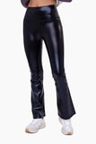 LEATHER FLARE HIGHWAIST LEGGINGS MUJER leggins MONO B 