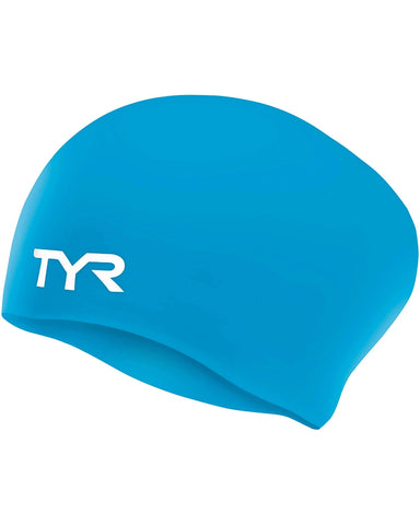LONG HAIR SWIM CAP - JUNIOR TYR 