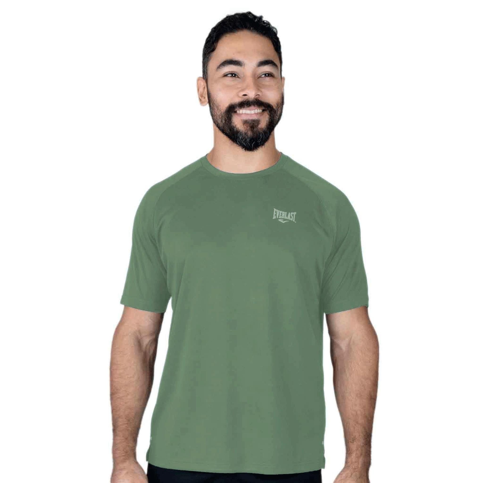 MEN POLY EVERLAST TOP T-SHIRT EVERLAST S Verde 