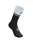 Mid Compression Socks V2.0 - Black White Medias COMPRESSPORT 