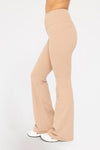 Mono B BRONZE - Lycra-Blend High-Waisted Flare Leggings LICRA MONO B 