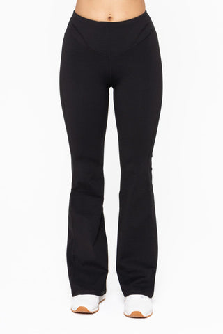 Mono B Contour Seam Flared Leggings LICRA MONO B 