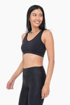 Mono B Mono B BRONZE - Newport Cutout Overlay Back Performance Sports SPORTBRA MONO B 