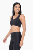 Mono B Mono B BRONZE - Newport Cutout Overlay Back Performance Sports SPORTBRA MONO B 