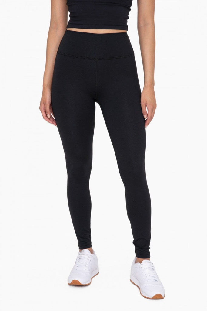 MONO B Nylon-Blend Essential Solid Leggings MUJER – Workout