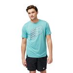 NB PRINTED ACCELERATE T-SHIRT Camiseta NEW BALANCE 