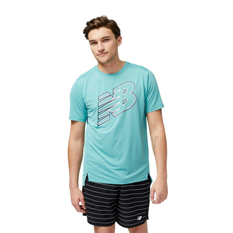 NB PRINTED ACCELERATE T-SHIRT Camiseta NEW BALANCE 