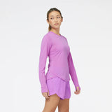 NEW BALANCE WOMEN'S ACCELERATE LONG SLEEVE TOP T-SHIRT W NEW BALANCE 