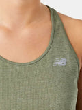 NEW BALANCE WOMEN'S ATHLETICS HEATHER TANK T-SHIRT W NEW BALANCE 