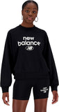 New Balance Women's Sweat Crew Essentials Graphic OUTWEAR NEW BALANCE 