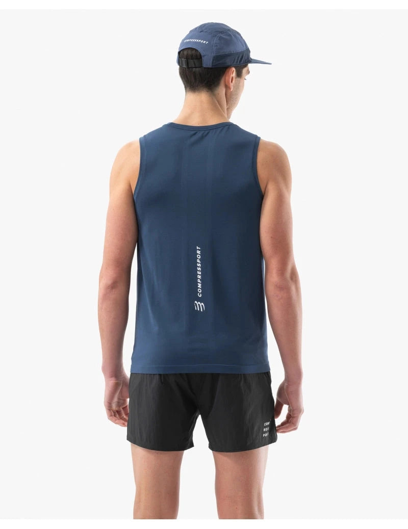 PERFORMANCE SINGLET M - BLUES Camiseta COMPRESSPORT 