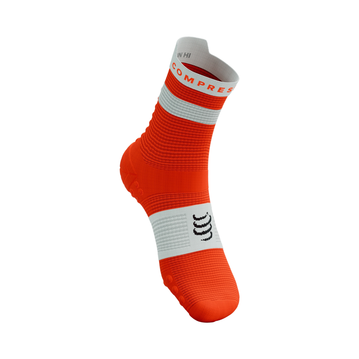 Compressport Pro Racing Run Tigerlily/White #Color_Tigerlily/White